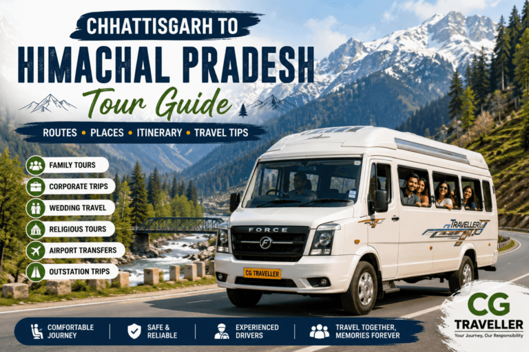 Chhattisgarh to Himachal Pradesh Tour Guide