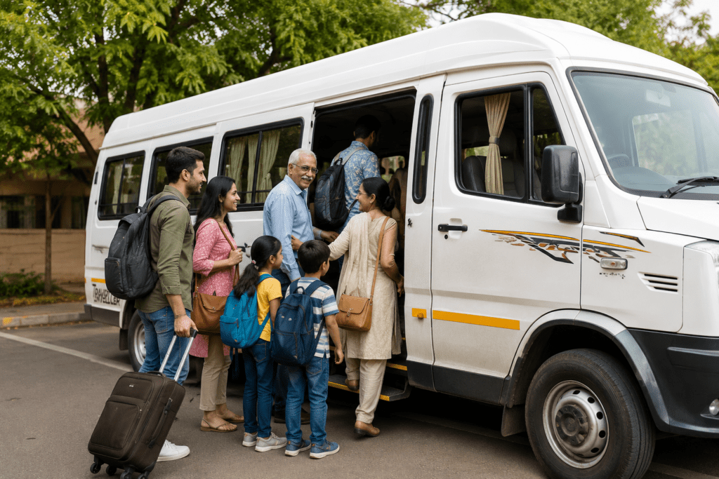 Why Hire a Tempo Traveller for Family Trips