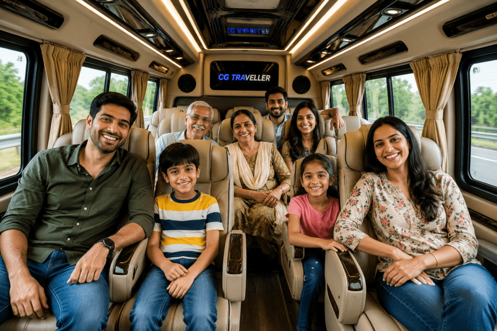 Why Hire a Tempo Traveller for Family Trips
