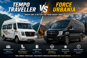 Tempo Traveller vs Force Urbania