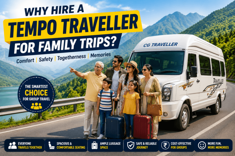 Why Hire a Tempo Traveller for Family Trips