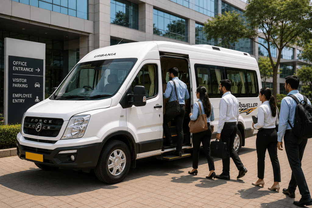 Corporate Tempo Traveller Rental in Raipur