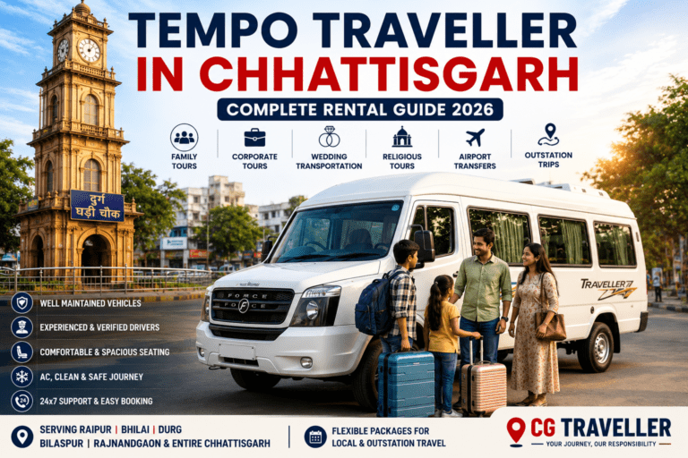 Tempo Traveller Price in Chhattisgarh
